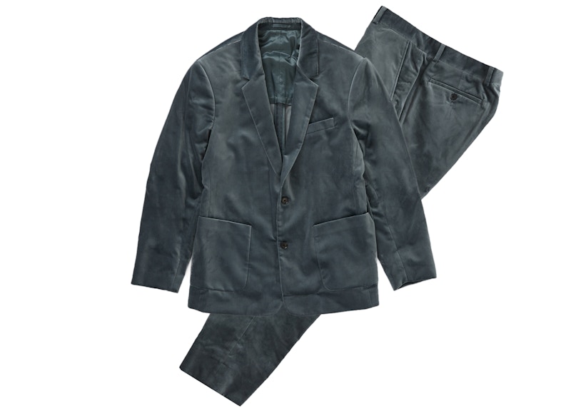 Supreme Velvet Suit Slate