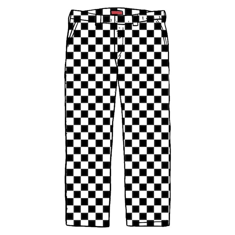 supreme checkered pants