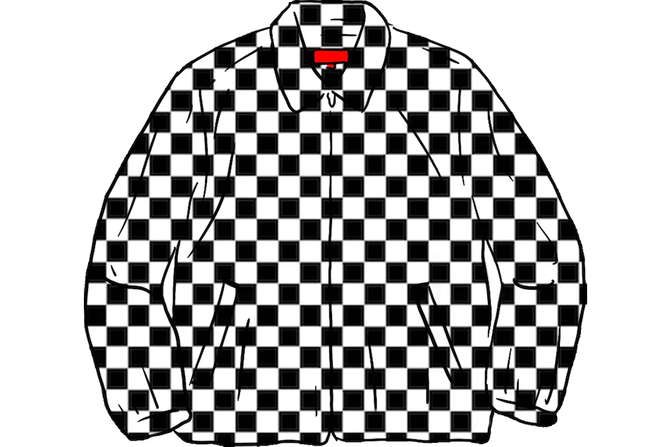 Supreme Velvet Work Jacket Checkerboard