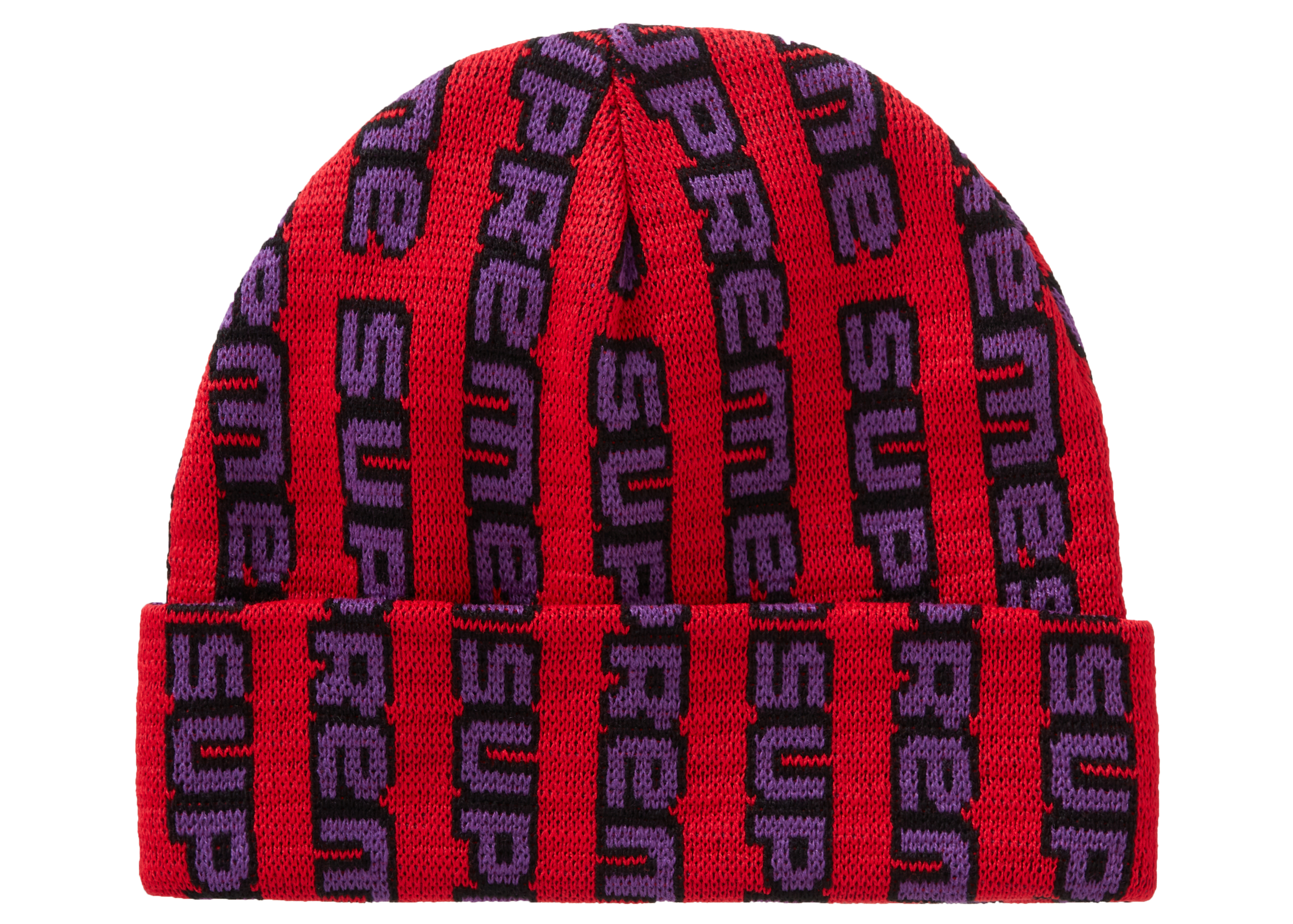 Supreme Vertical Logo Beanie Red - FW20 - US