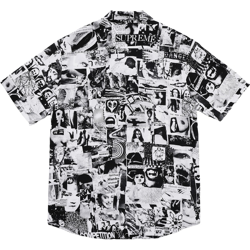 Supreme Vibrations Rayon Shirt White Men's - SS18 - US