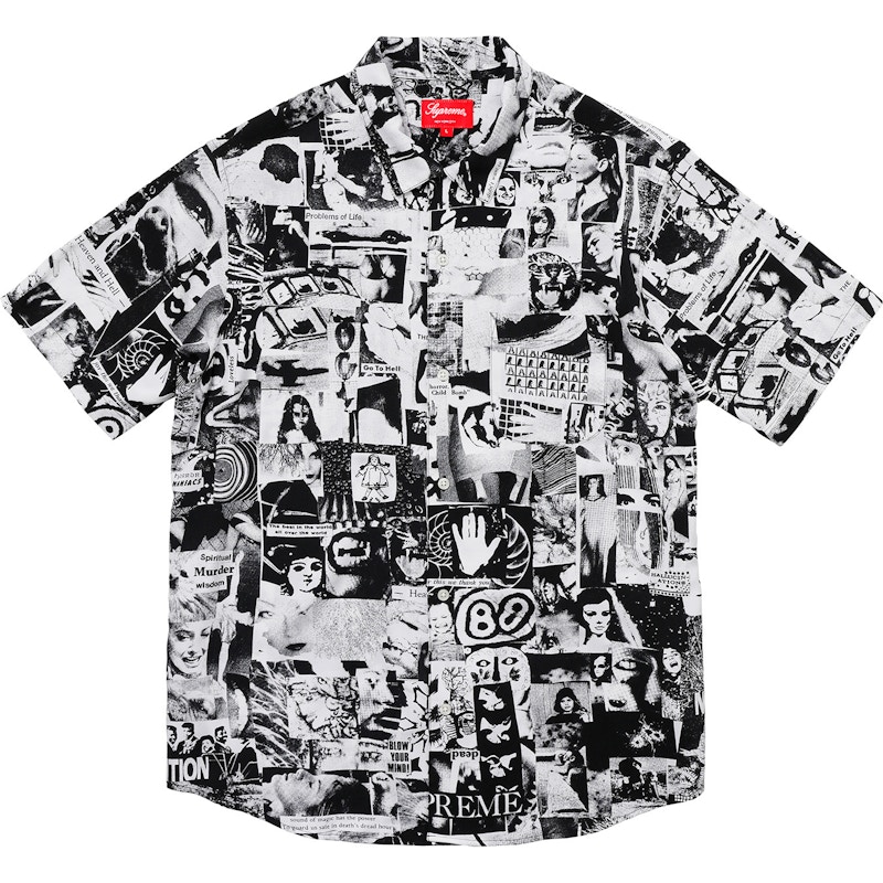 supreme vibrations rayon shirt  18ss