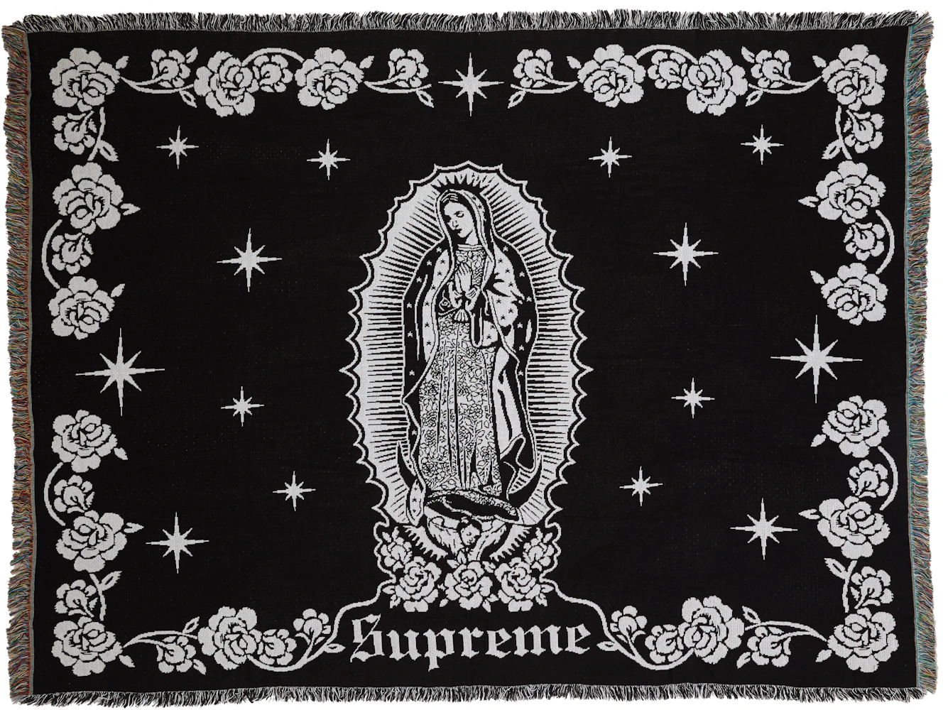 Supreme Virgin Mary Blanket Black - FW18 - US
