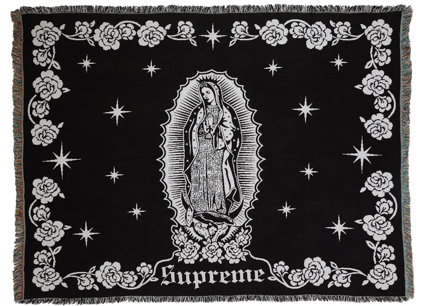 Supreme Virgin Mary Blanket Black FW18 US