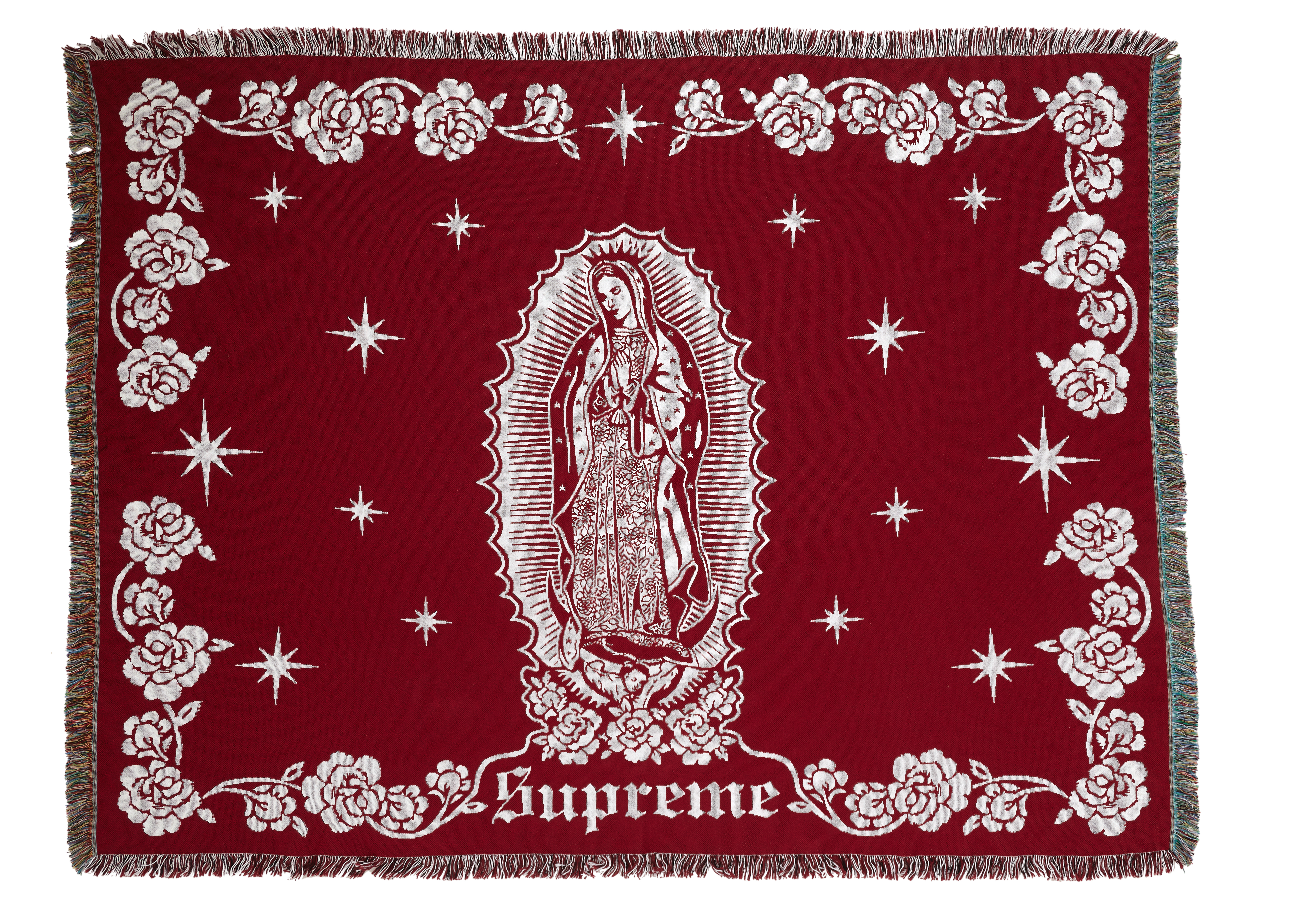 Supreme Virgin Mary Blanket Red