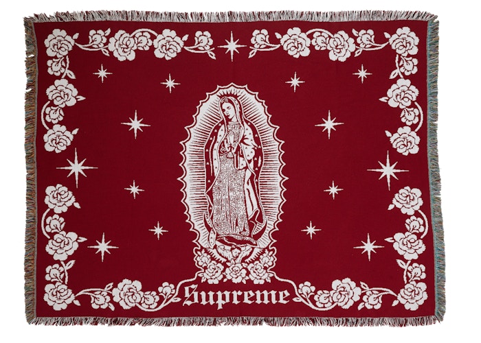 Https Stockxcom Supreme Virgin Mary Blanket Red Https Stockxcom Supreme Virgin Mary Blanket Red