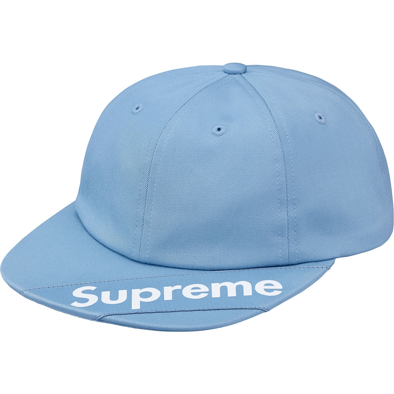 Supreme Visor Label 6-Panel Light Blue - SS18 - US