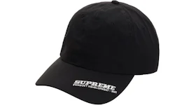 Supreme Visor Logo 6-Panel Black