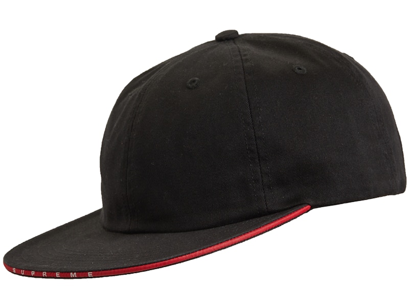 Supreme Visor Logo Twill 6-panel