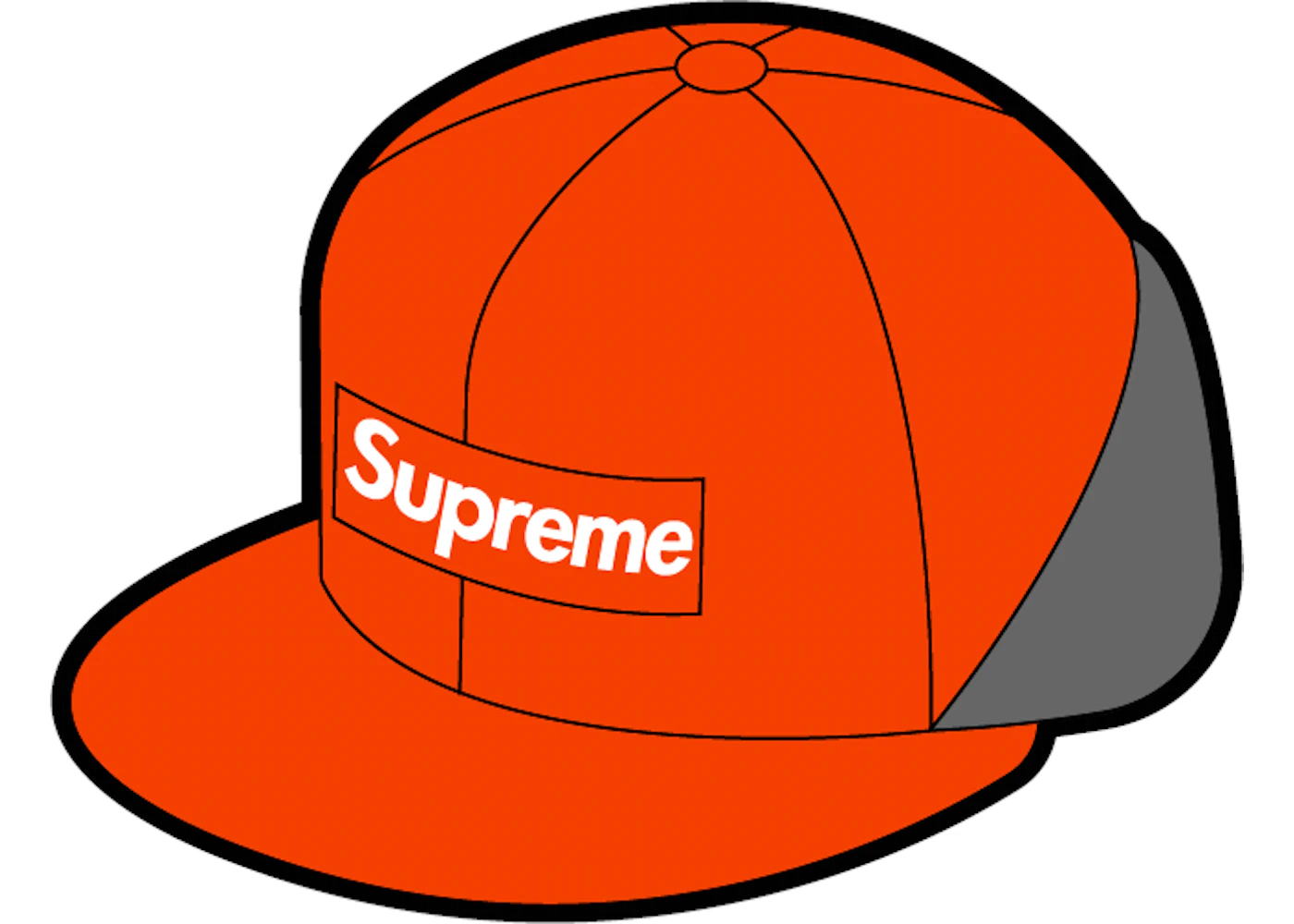 Supreme WINDSTOPPER Earflap Box Logo New Era Orange