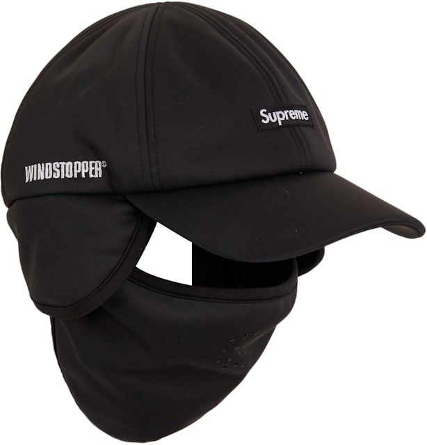 Supreme Logo Facemask Black