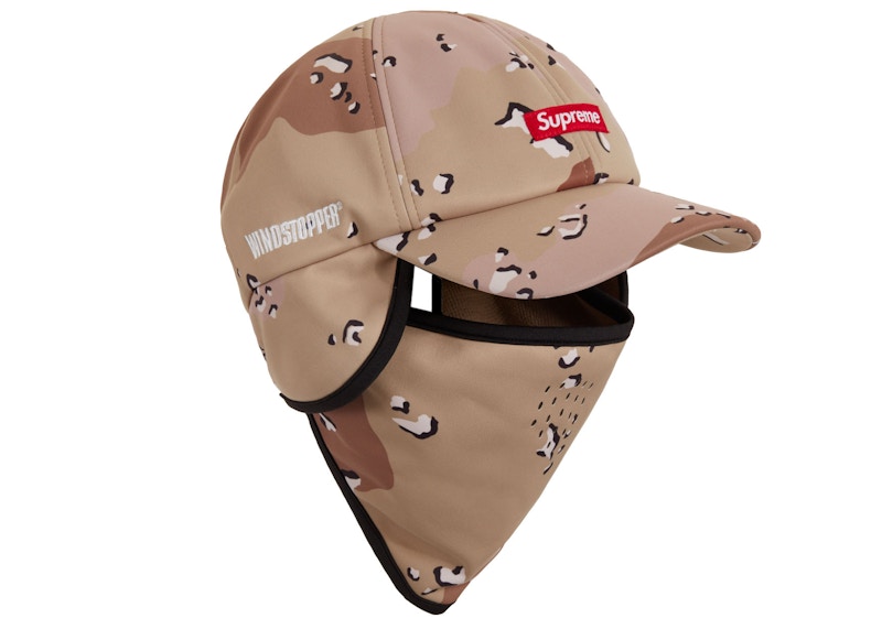 Supreme WINDSTOPPER Facemask 6-Panel Chocolate Chip Camo - FW22 - GB