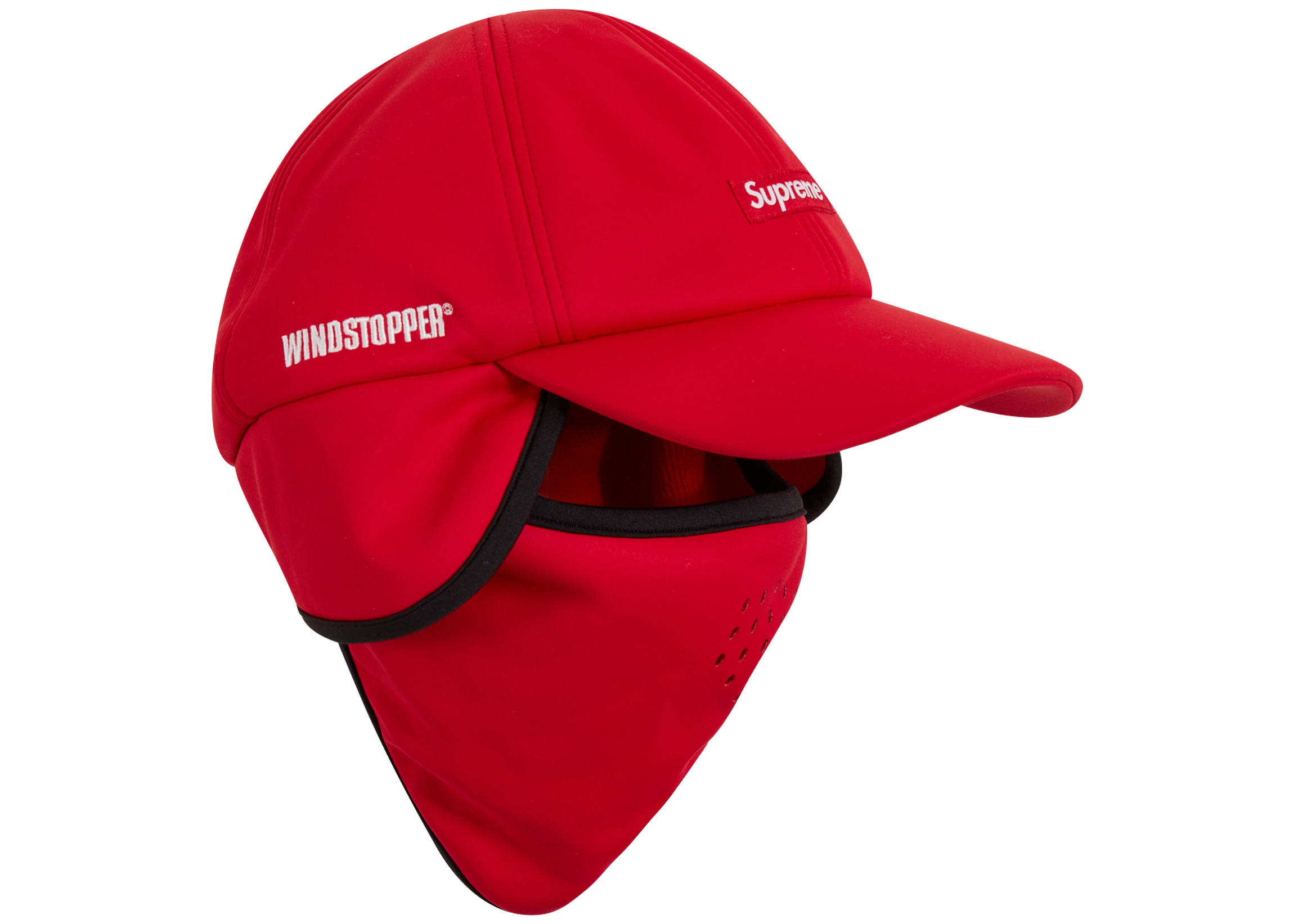 Supreme WINDSTOPPER Facemask 6-Panel Red
