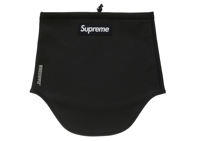 売り切り御免！】 WINDSTOPPER Supreme ネックウォーマー Neck Black