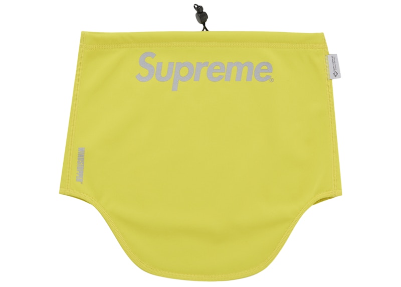 小物 Supreme Windstopper Neck Gaiter 25fw Supreme WINDSTOPPER Neck Gaiter (FW25) Yellow - FW25 - GB Supreme
