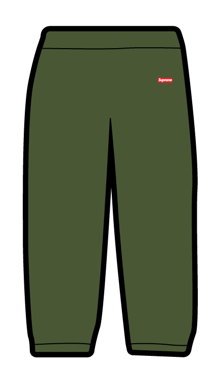Supreme WINDSTOPPER Sweatpant (FW21) Bright Green