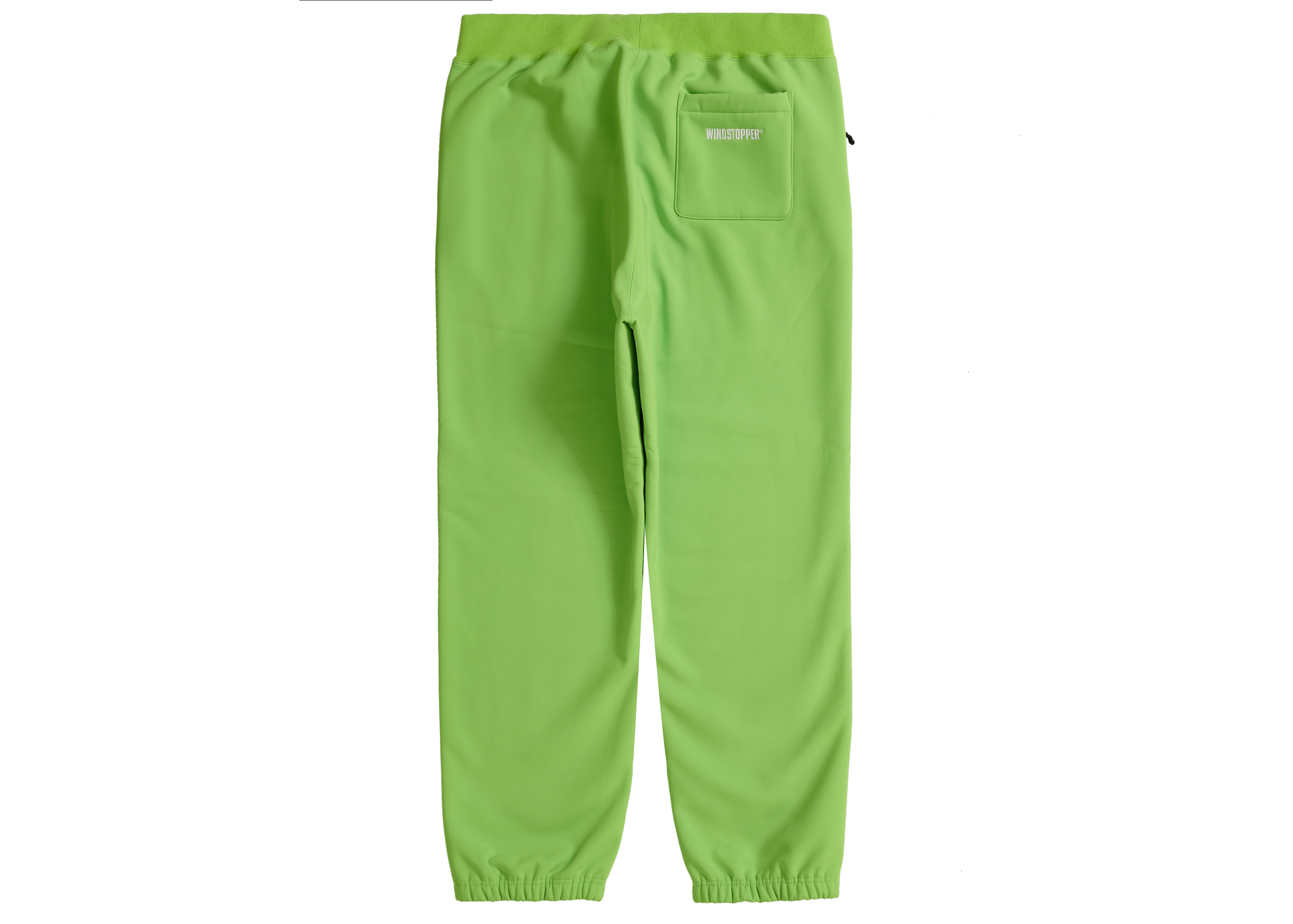Supreme WINDSTOPPER Sweatpant (FW21) Bright Green Men's - FW21 - US