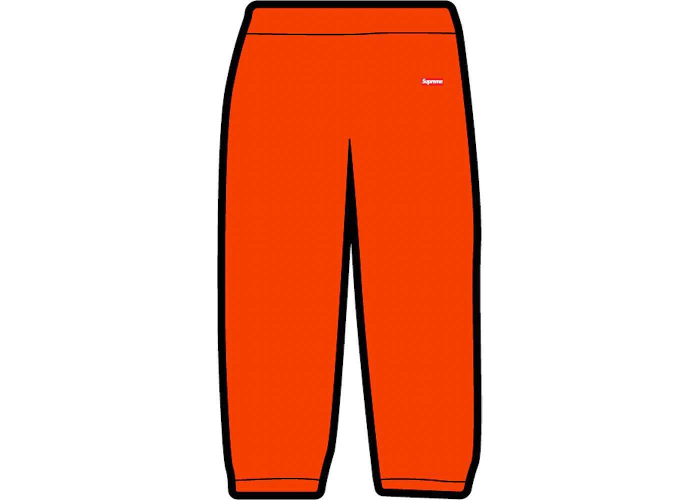 Supreme WINDSTOPPER Sweatpant Orange - FW20 Men's - US
