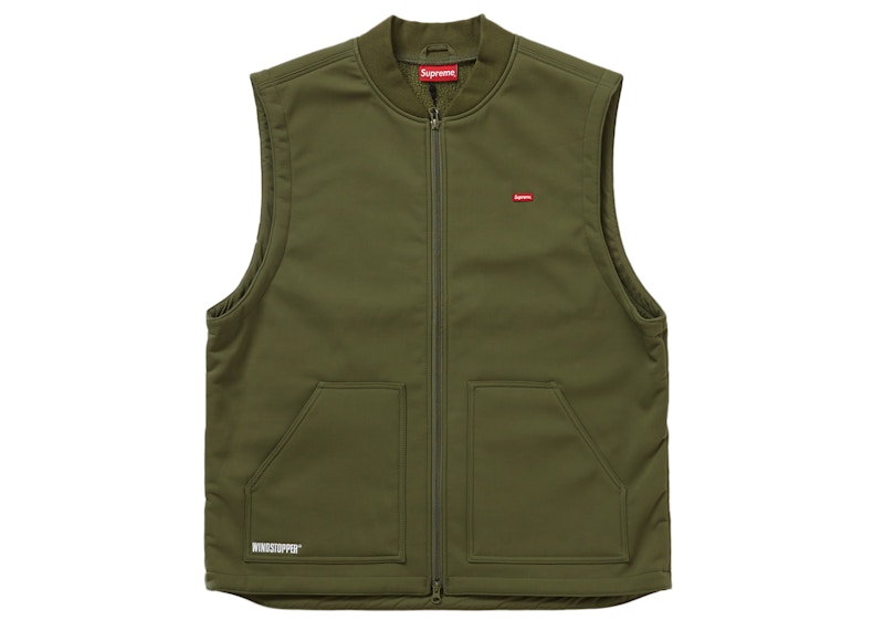 Supreme Pins Quilted Work Vest Navy-