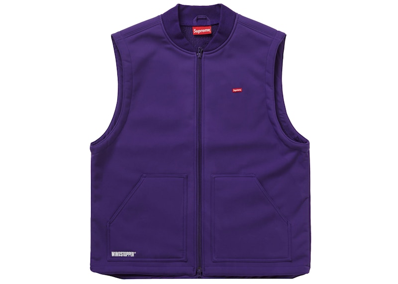 Supreme WINDSTOPPER Work Vest Dark Purple Men's - FW22 - US