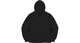 Supreme quilted 2025 hooded sweatshirt black