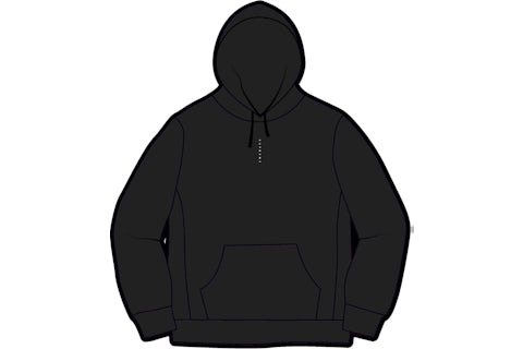 Supreme Micro Logo Hooded Sweatshirt Black Men's - FW20 - US Supreme Micro Logo Hooded Sweatshirt Black Men's - FW20 - US