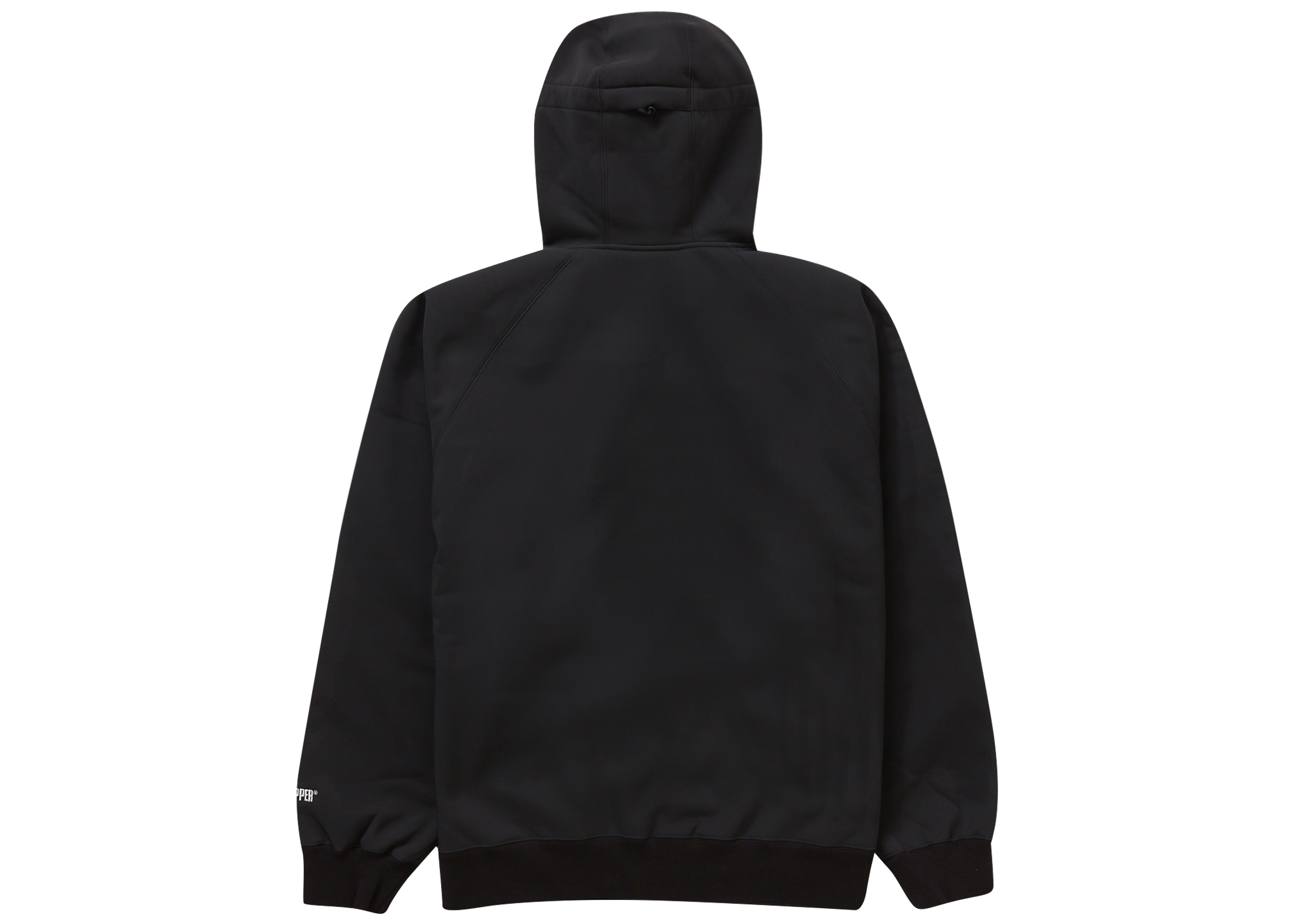 Supreme WINDSTOPPER Zip Up Hooded Sweatshirt (FW22) Black Men's 