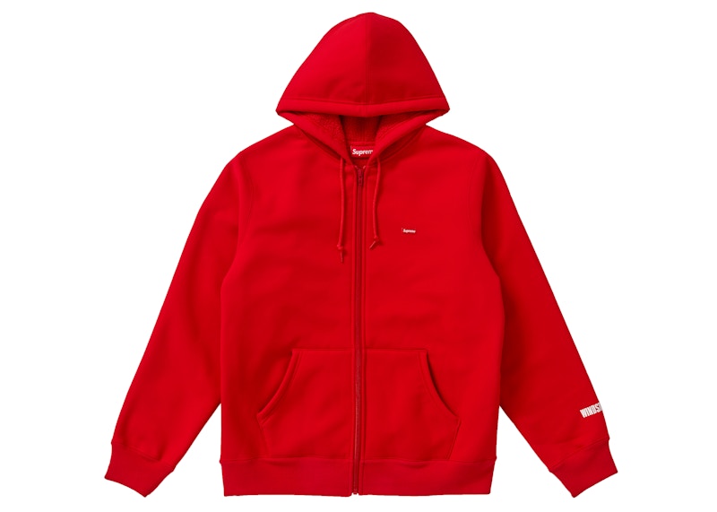 Supreme WINDSTOPPER Zip Up Hooded Sweatshirt Red - FW18 メンズ - JP