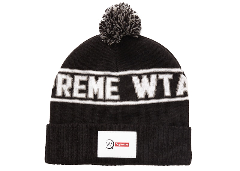 人気SALEセールSupreme WTAPS Beanie 黒 ニット帽/ビーニー