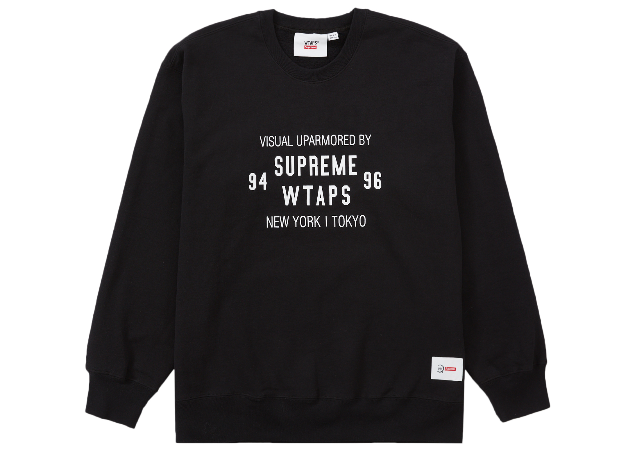 Supreme WTAPS Crewneck Black メンズ - FW21 - JP