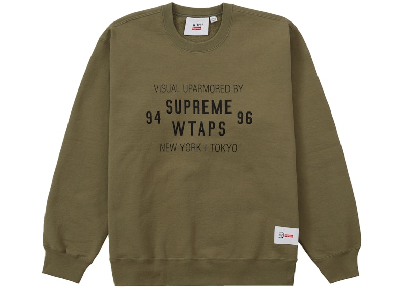 Supreme WTAPS Crewneck Light Olive メンズ - FW21 - JP