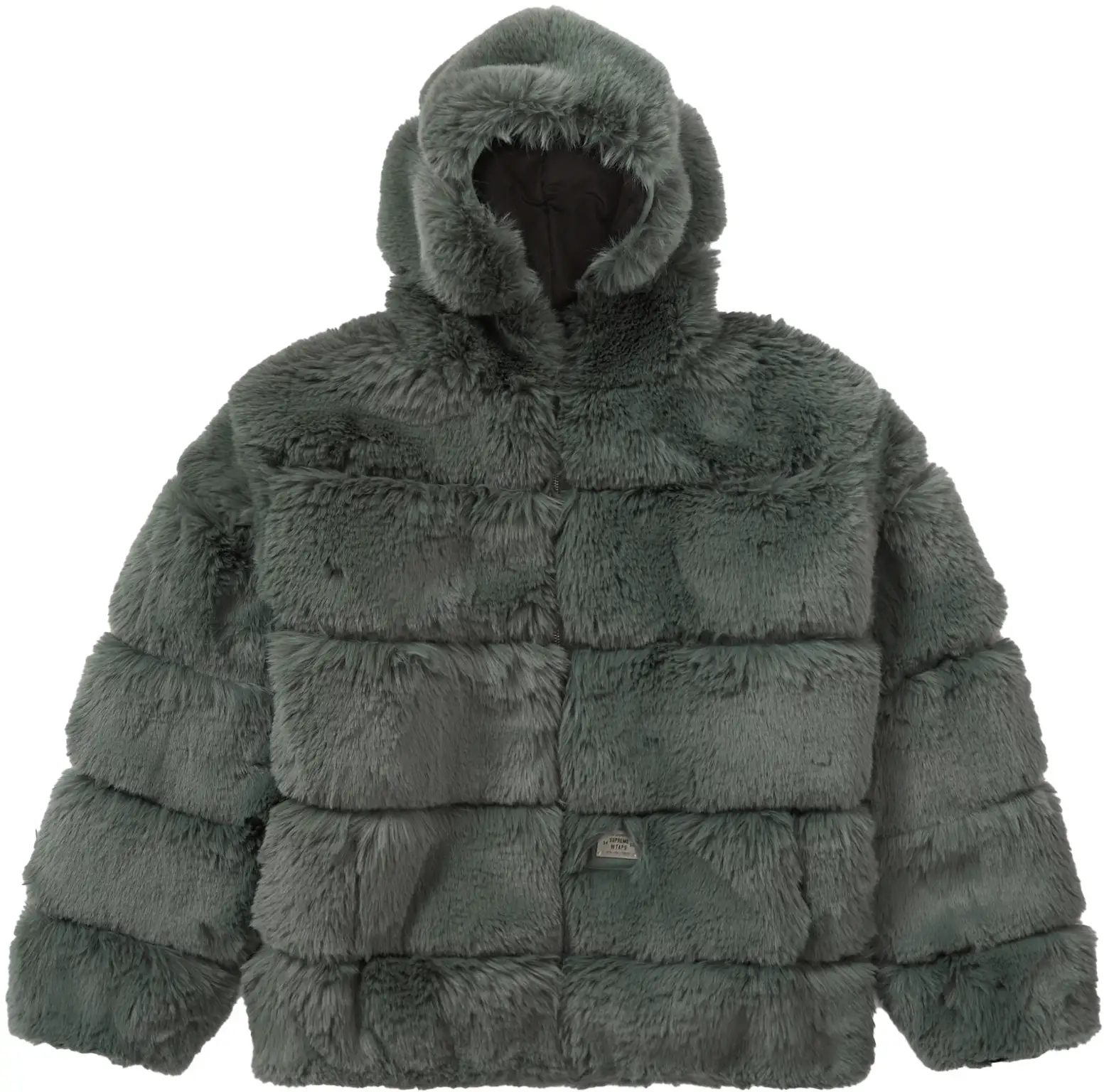 Supreme WTAPS Faux Fur Hooded Jacket Green - FW21 - DE