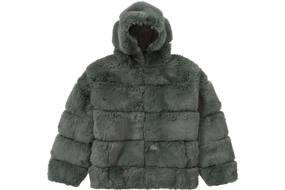 Supreme jacket with fur hood Clearance