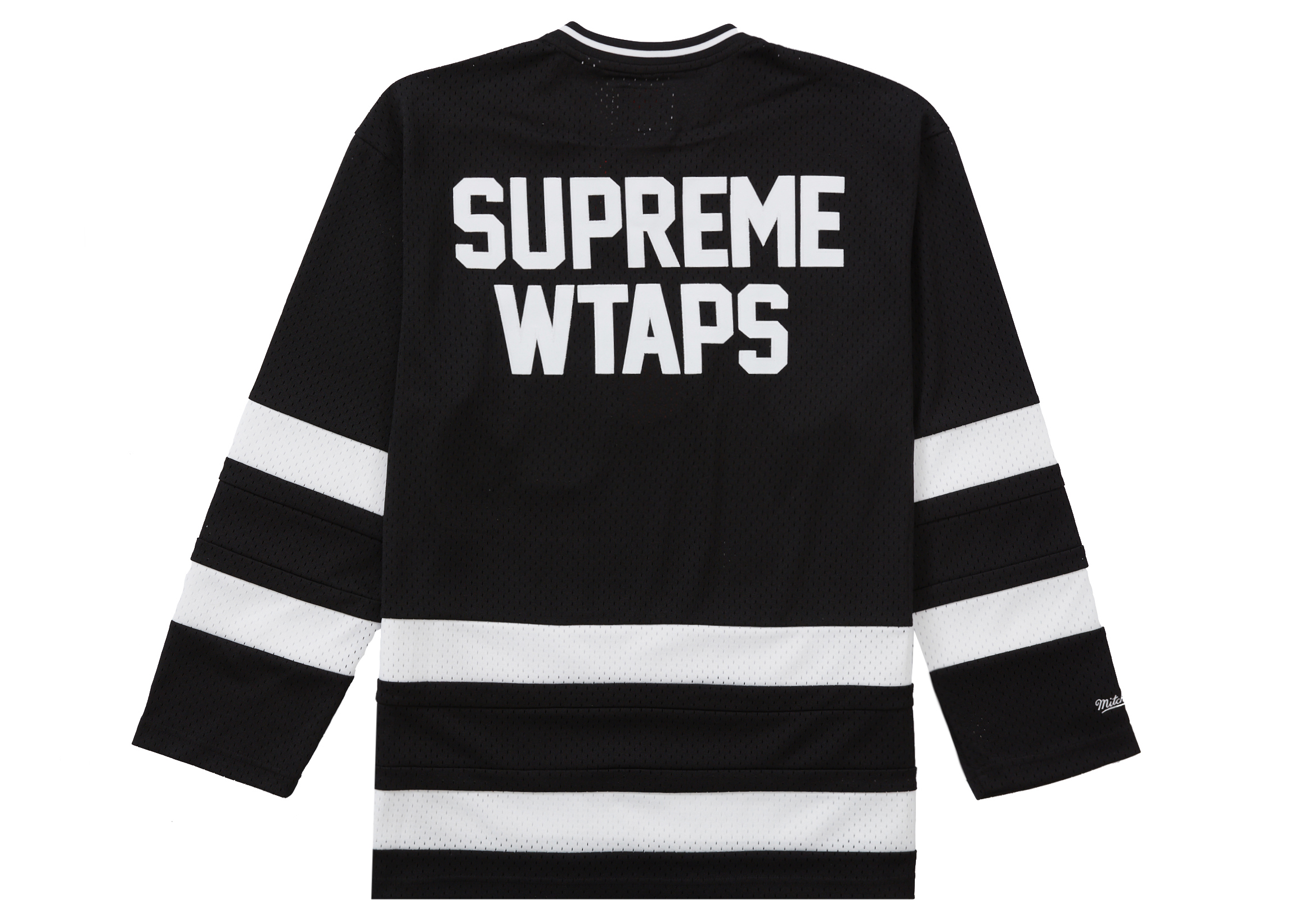 Supreme WTAPS Mitchell & Ness Hockey Jersey Black