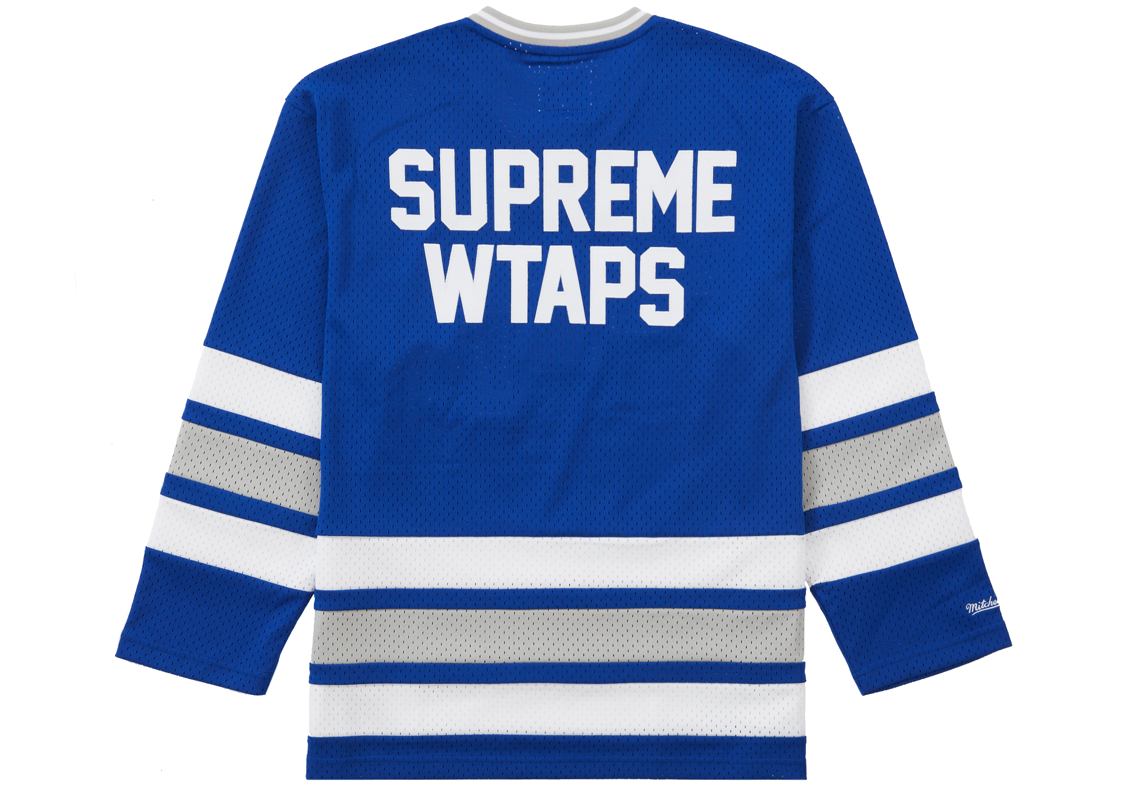 Supreme WTAPS Mitchell & Ness Hockey Jersey Blue Men's - FW21 - GB