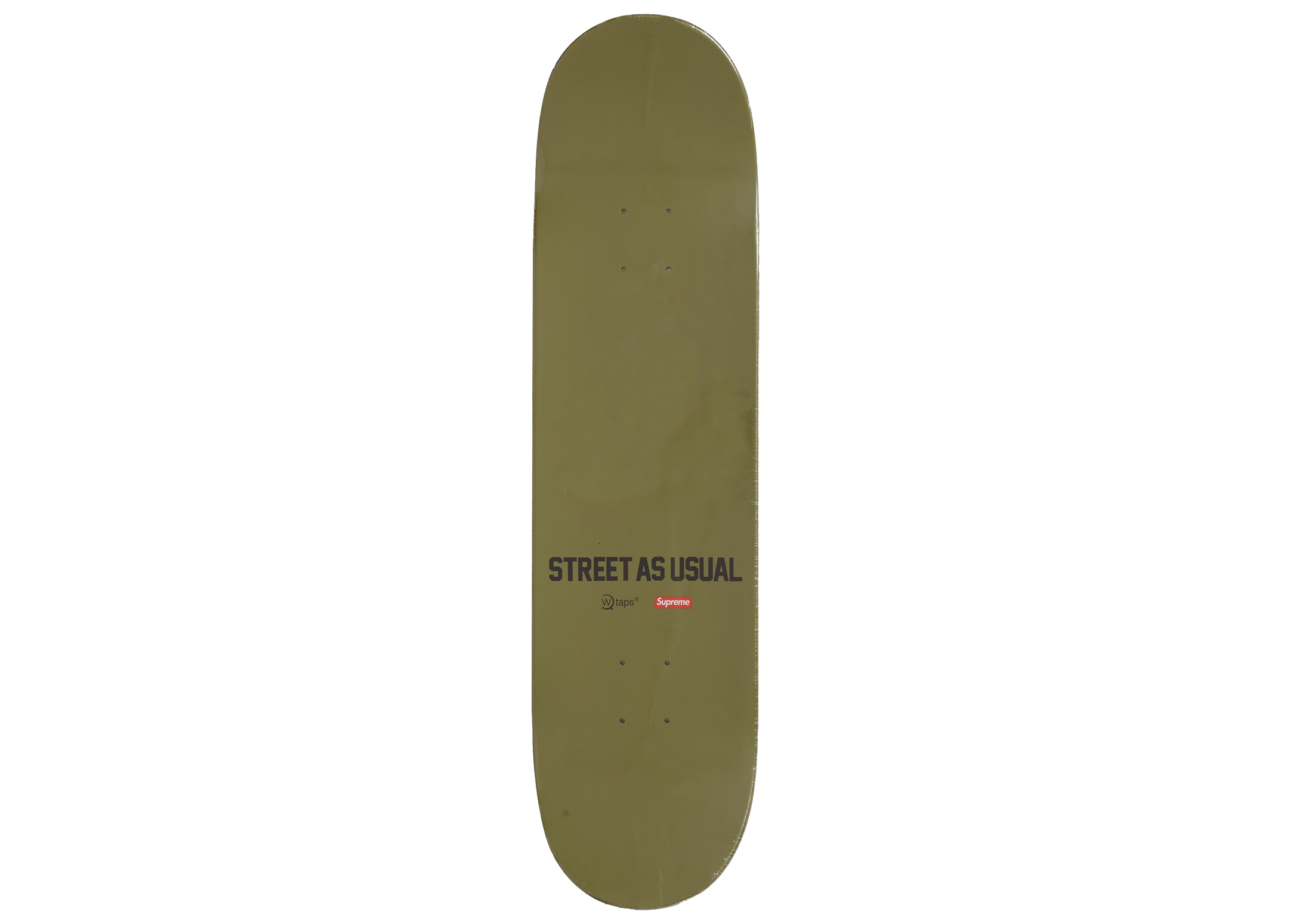Supreme WTAPS Sic'em! Skateboard Deck Olive - FW21 - US