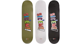 Supreme WTAPS Sic'em! Skateboard Deck Set