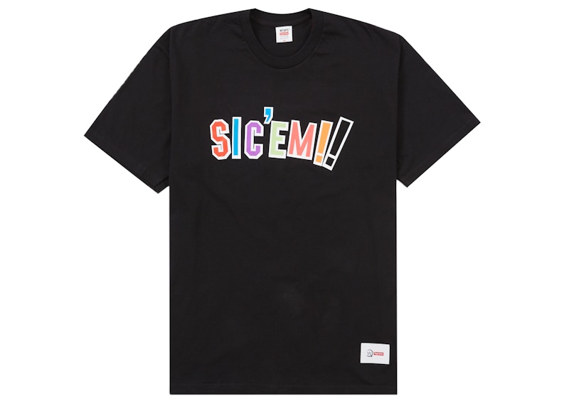 Supreme WTAPS Sic'em! Tee Black Men's - FW21 - GB