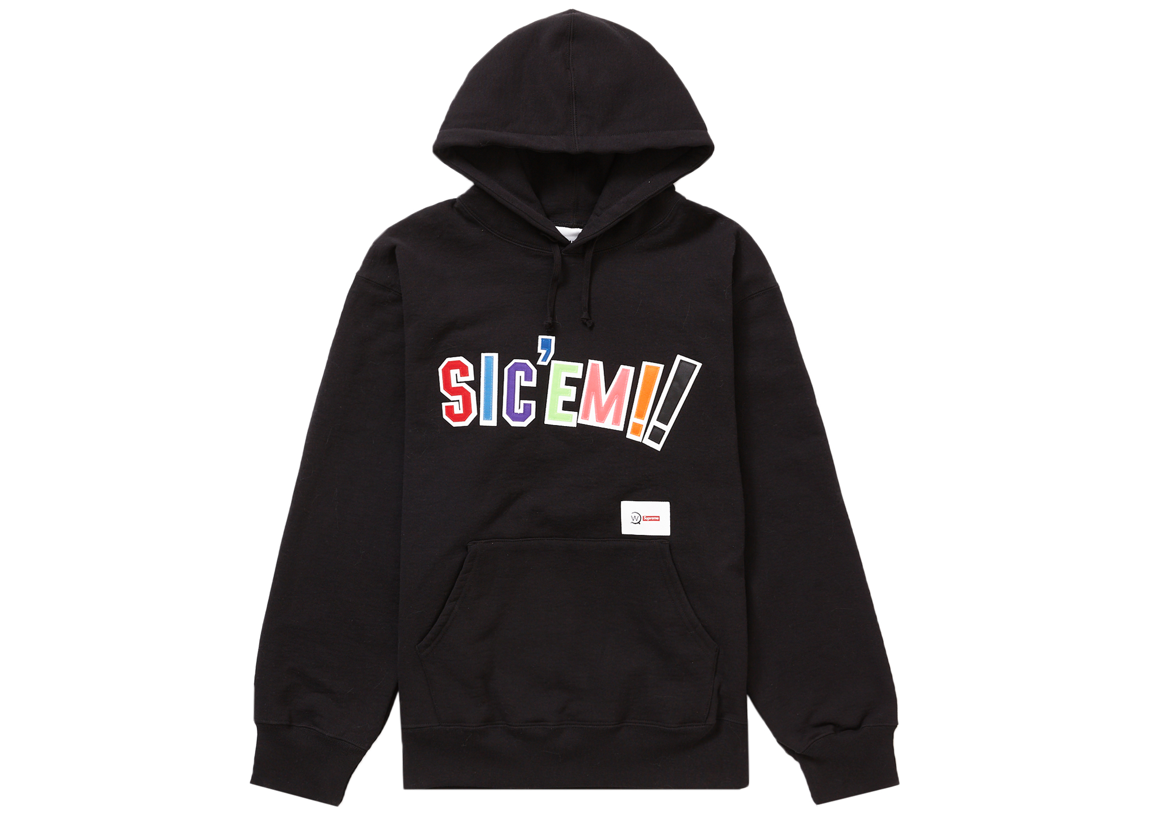 Supreme WTAPS Sic’em! Hooded Sweatshirt Black