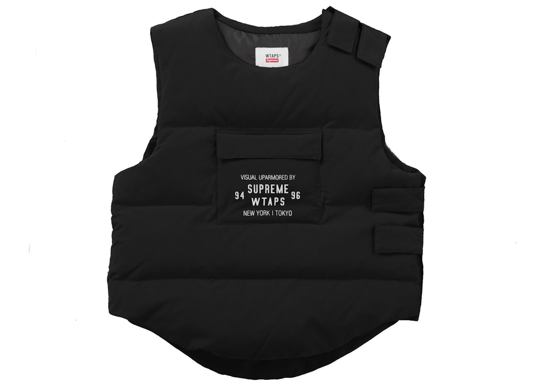 Pre-owned Supreme Wtaps Tactical Down Vest Black