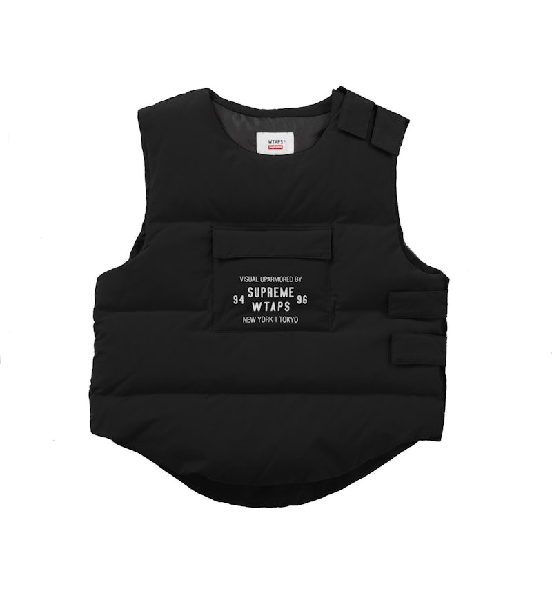 Supreme WTAPS Tactical Down Vest Black Men's FW21 US