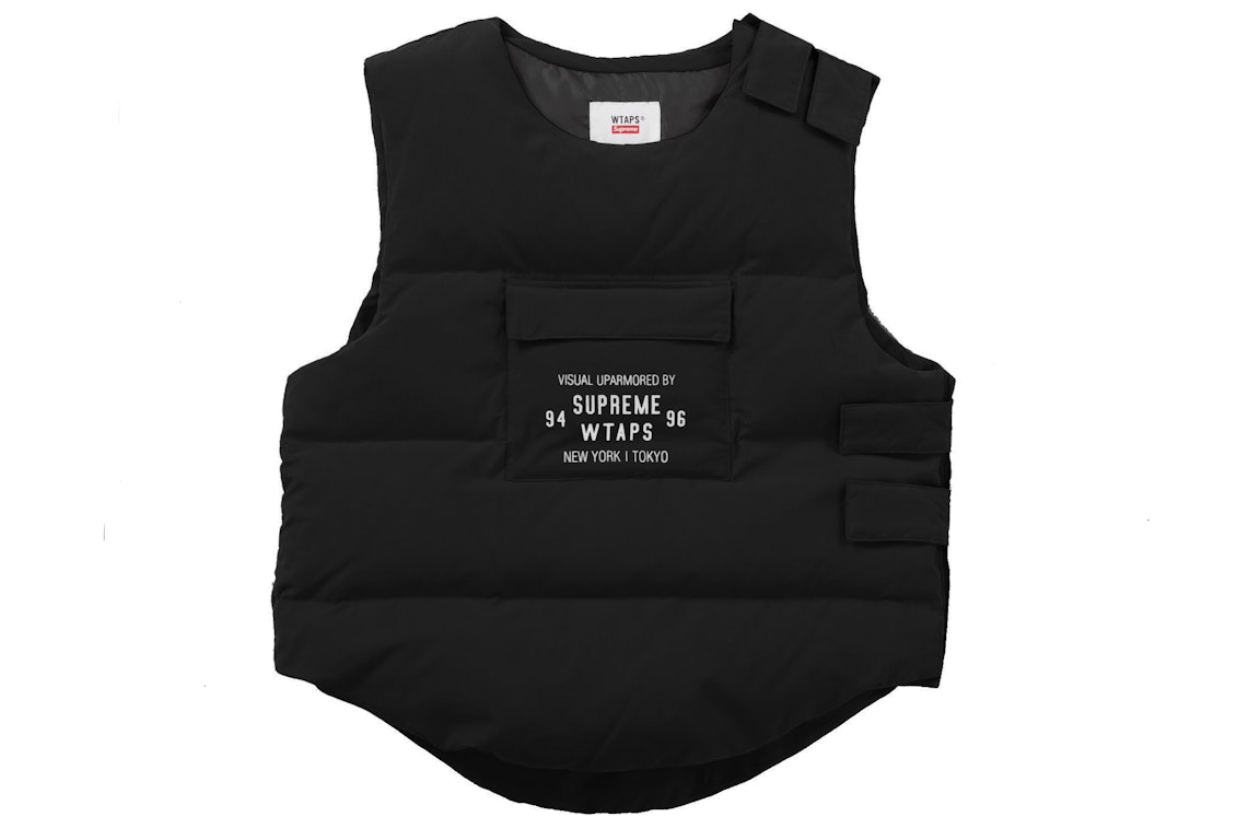 Pre-owned Supreme Wtaps Tactical Down Vest Black