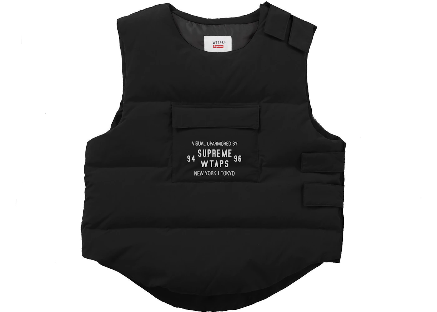 Supreme WTAPS Tactical Down Vest Black Men's FW21 US