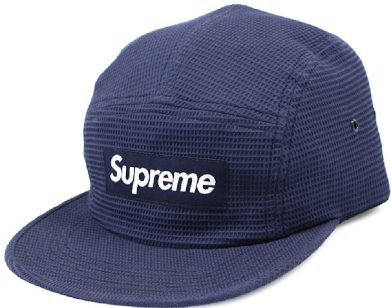 Supreme Waffle Camp Cap Navy - SS16 - US