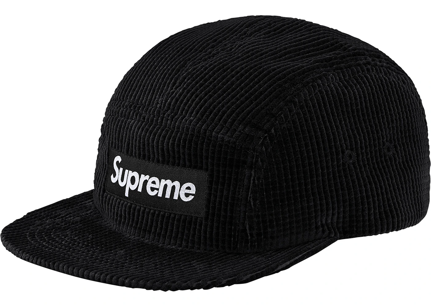 Black corduroy supreme hat Clearance