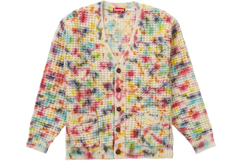 Sweater Knit Shirt Waffle Knit Tie Dye Supreme Waffle Knit Cardigan