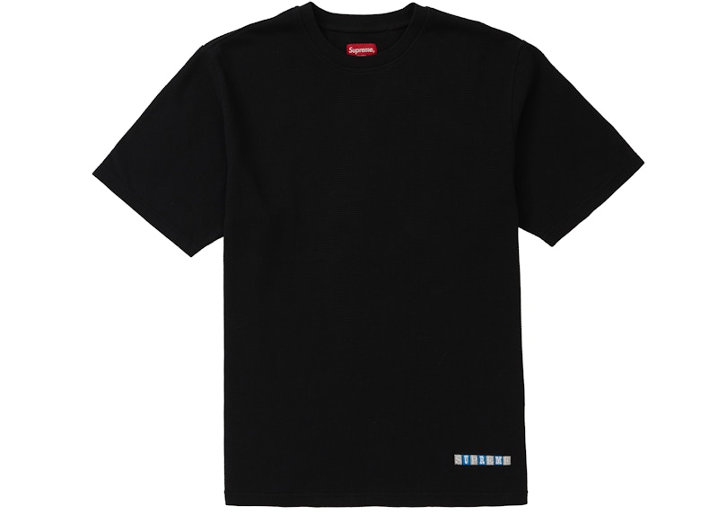 Supreme Waffle S/S Top Black Men's - SS19 - US