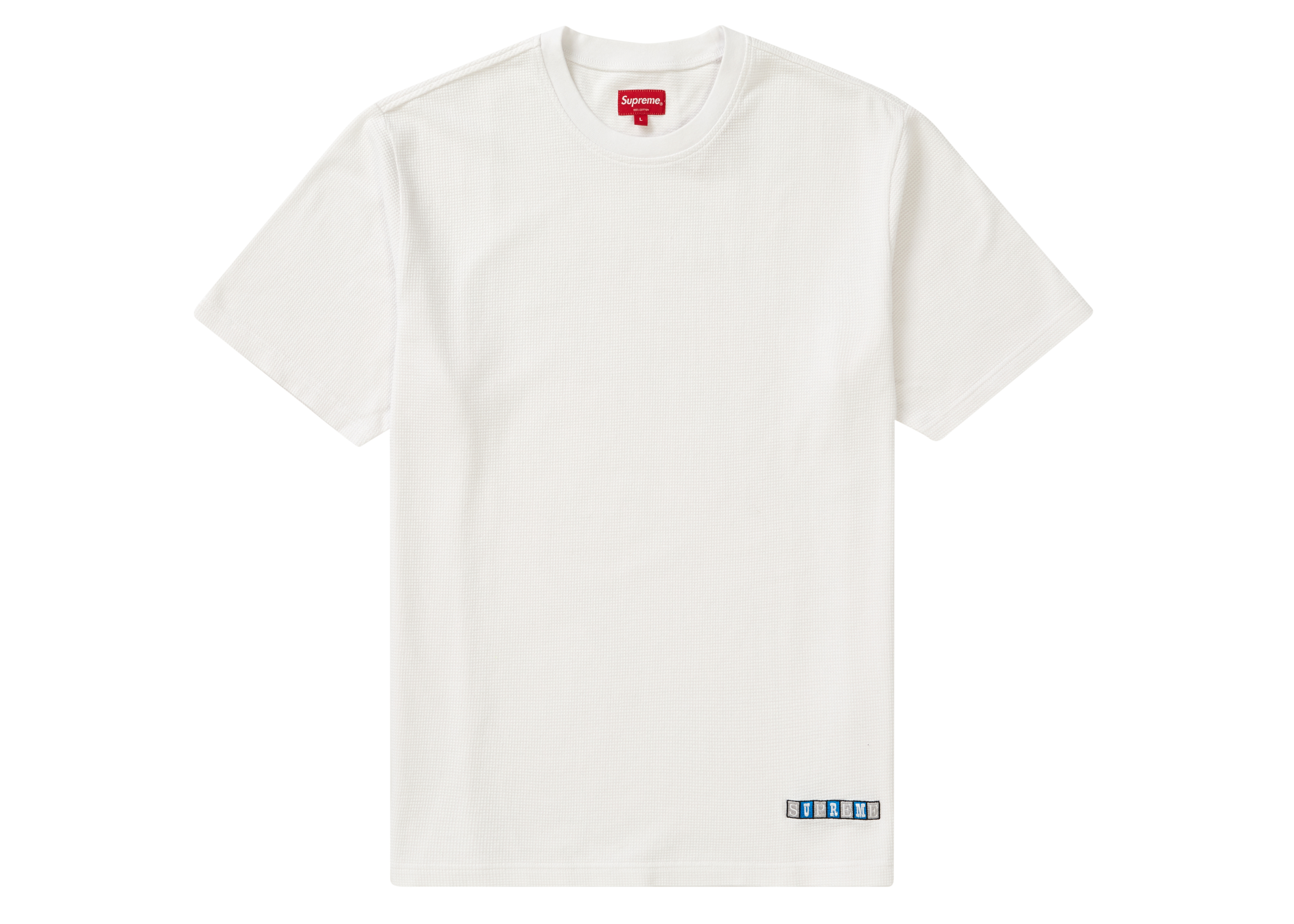 Supreme Waffle S/S Top White Men's - SS19 - US