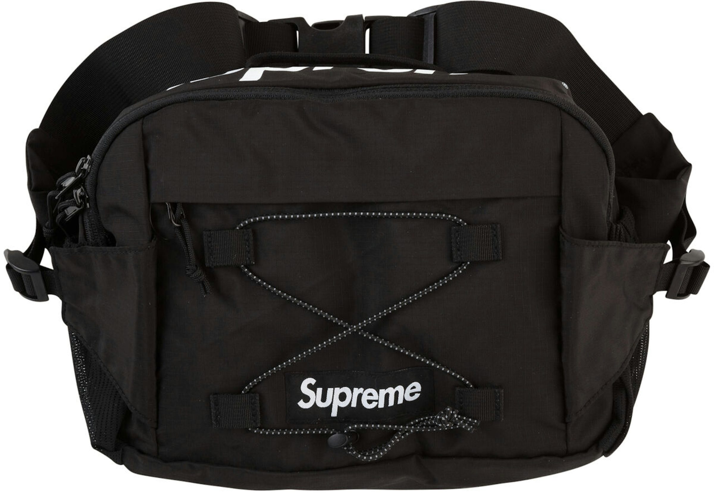 NEW Men Women Supreme SS17 Black Box Logo Backpack CORDURA Bag