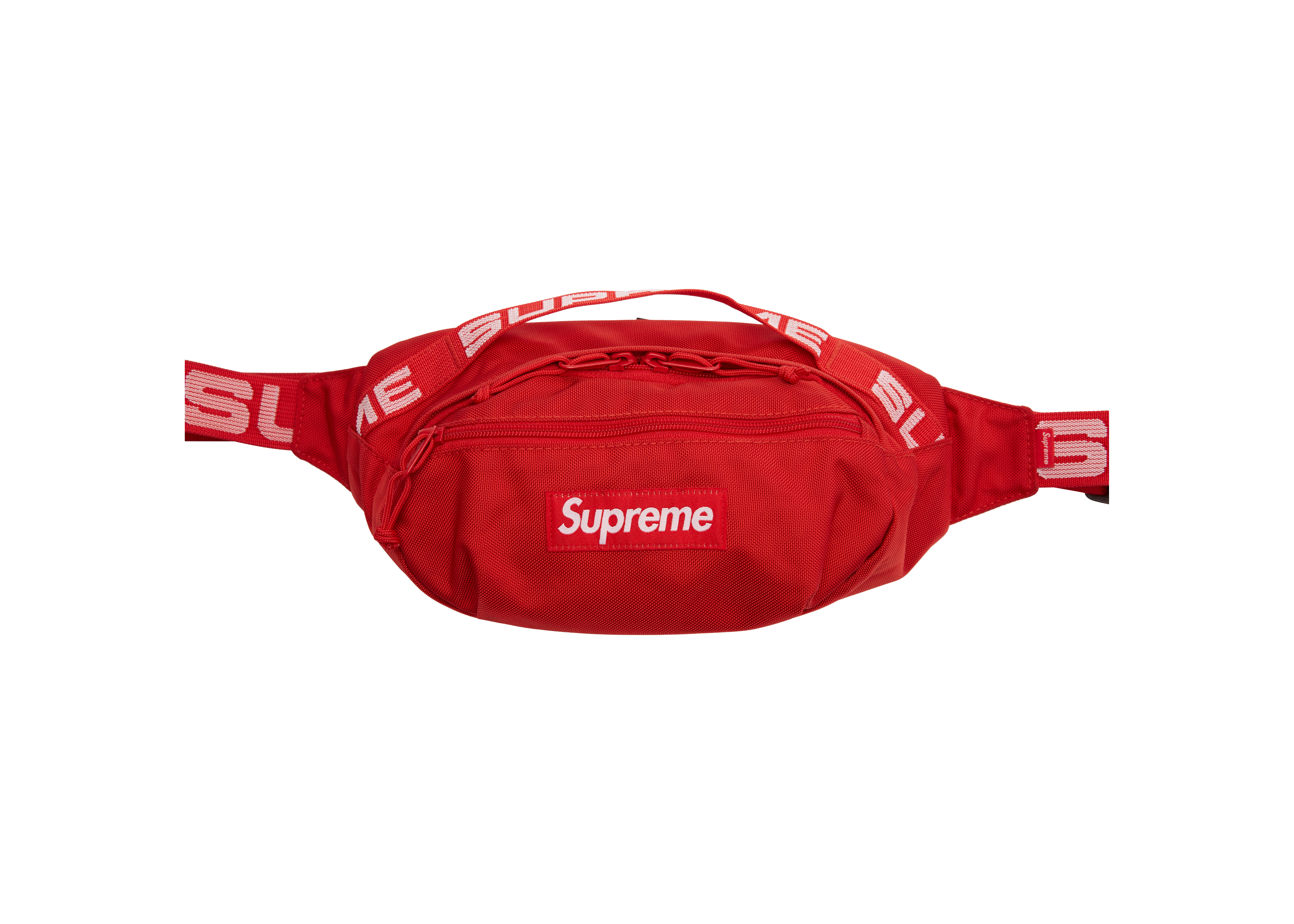Supreme waist bag red